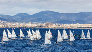 Jérémie Moutout keeps pace with the world’s elite sailors at the Trofeo Princesa Sofia
