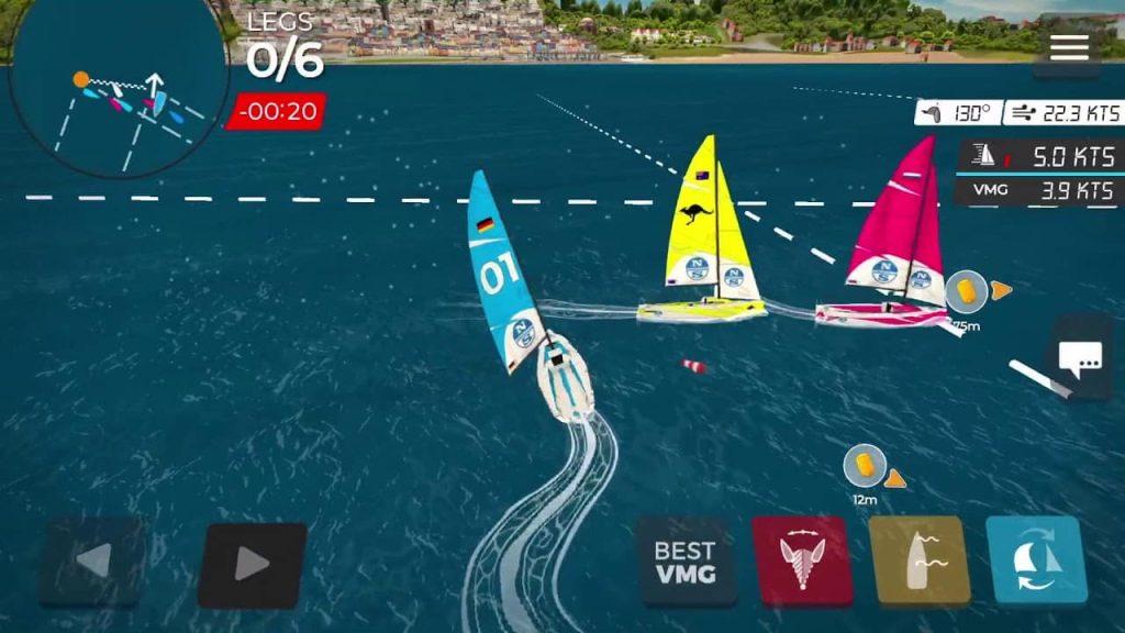 End of qualifiers 9 E-sailing