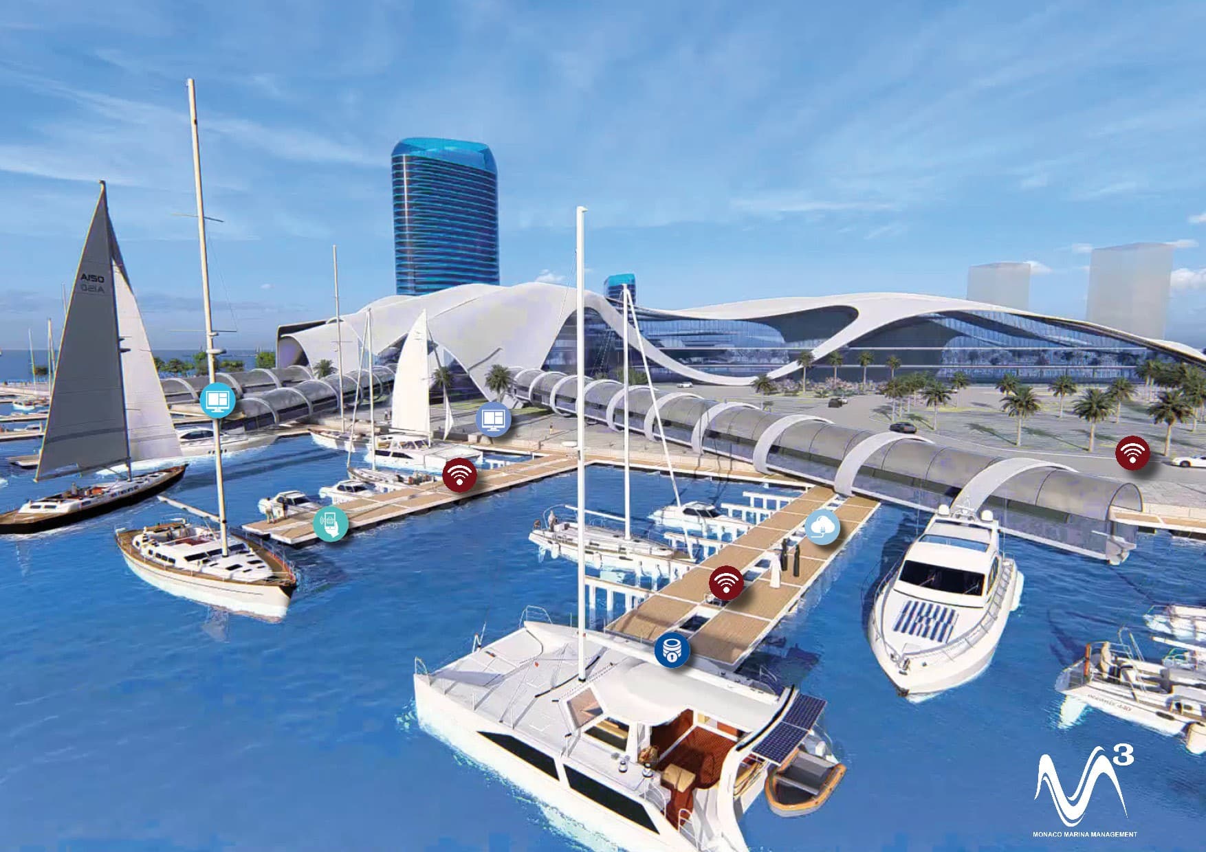 Sustainable & Smart Marina - Beach Club Design