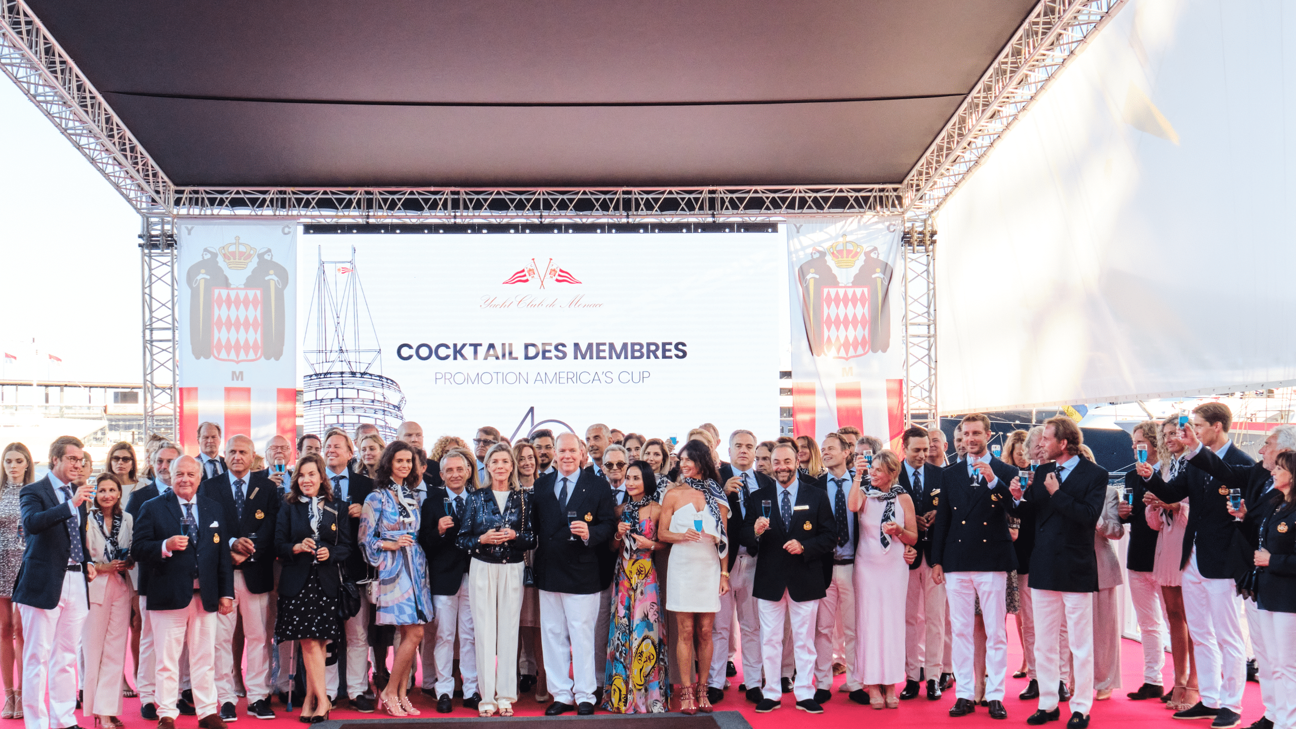 cocktail des membres yacht club de monaco