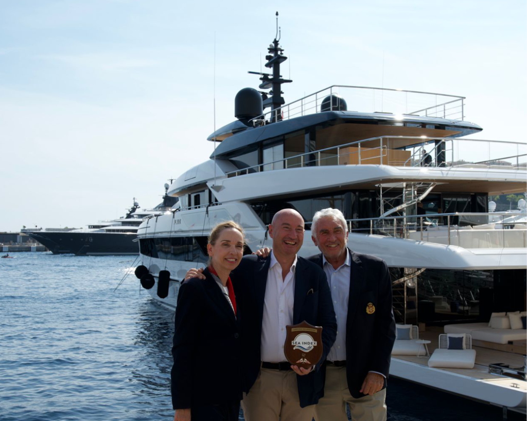 50Steel Almax de Sanlorenzo : certifié SEA Index® 8 explorer dock SEA Index