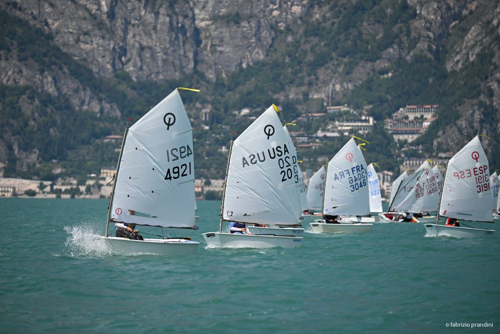 Youth in the spotlight 5 régate d'optimist en Italie