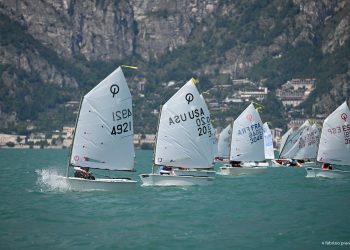 régate d'optimist en Italie