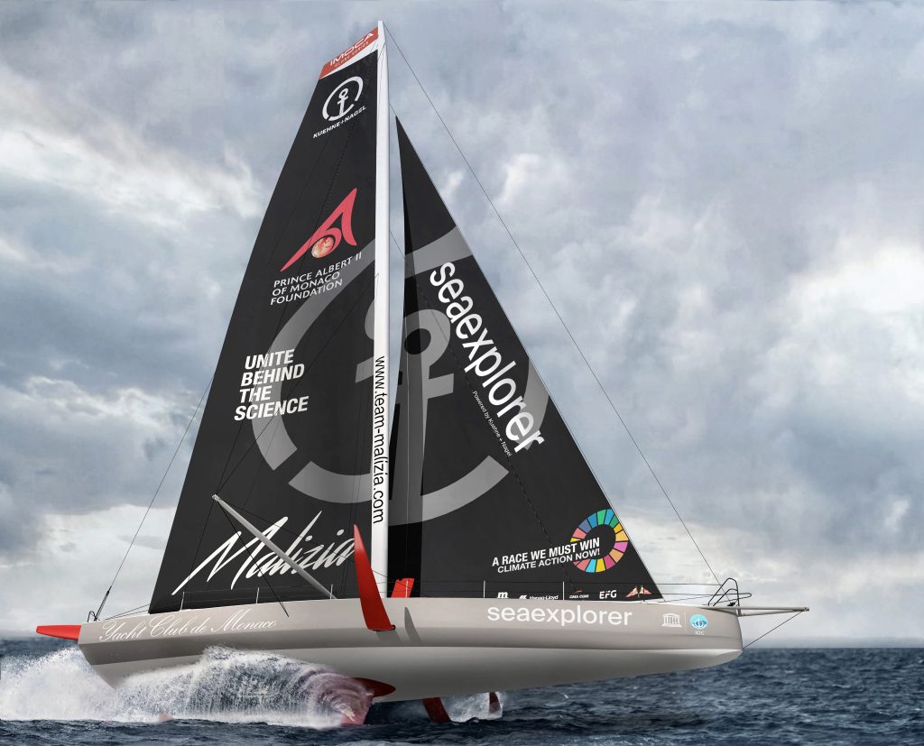 Boris Herrmann en approche du Cap Horn 7 malizia