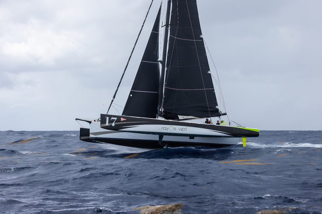 Oren Nataf winner in multihull 8 rayon vert