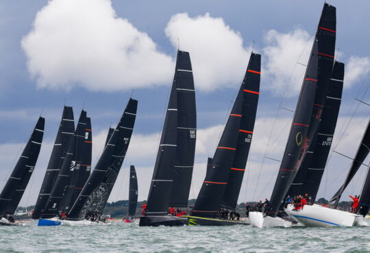 Race 2 start AC1Inshore Racing at RORC Admiral’s Cup 22 July 2025
