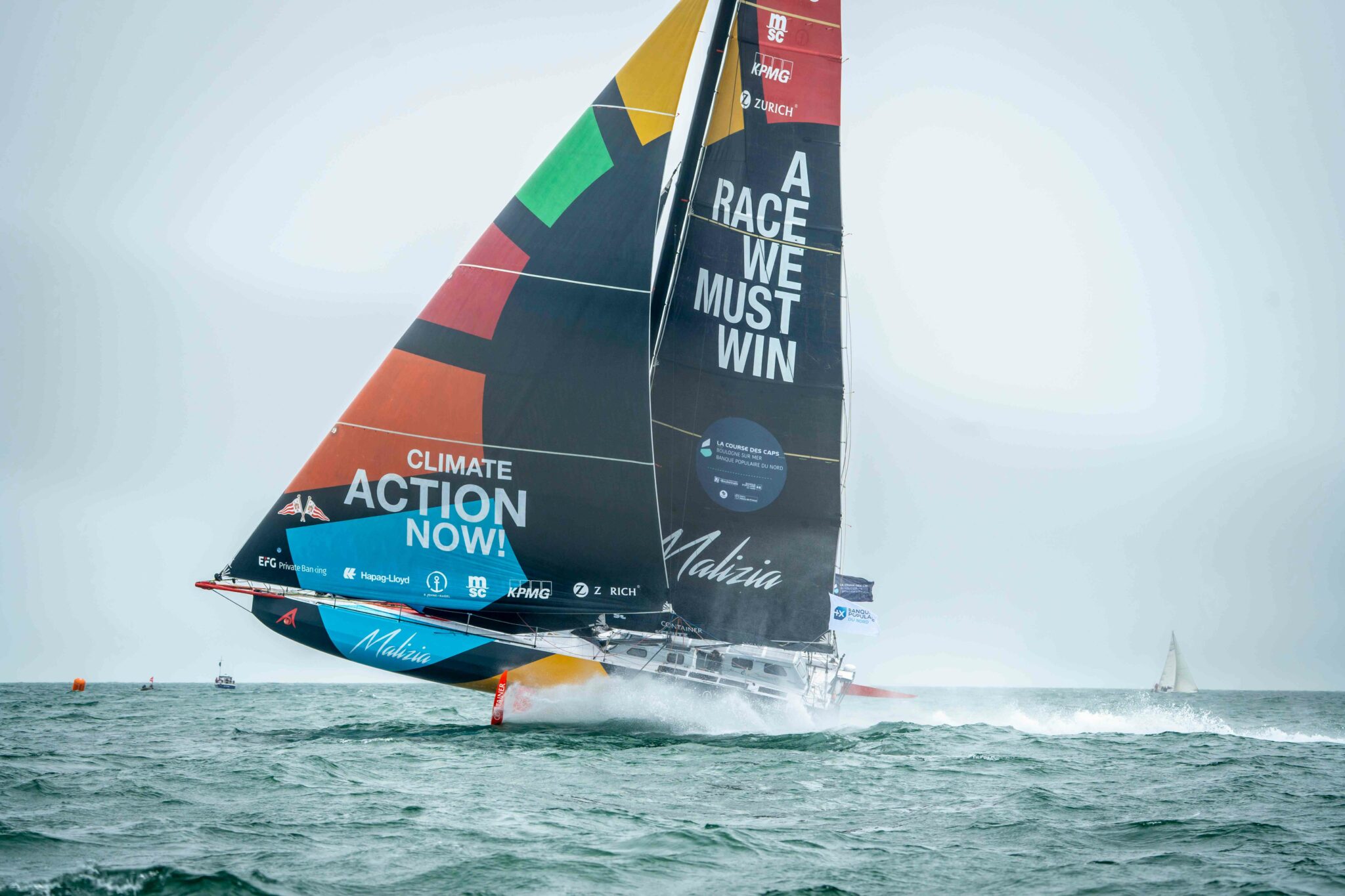 Malizia-Seaexplorer prend le large sur la Course des Caps