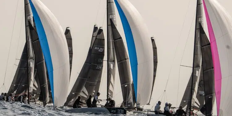 Two Yacht Club de Monaco teams in action