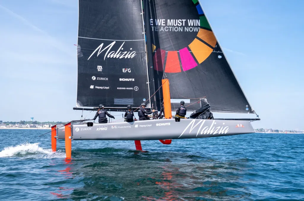 Malizia and Boris Herrmann return to competition at the Tour de Belle-Île 4 Capture decran 2026 05 11 095433