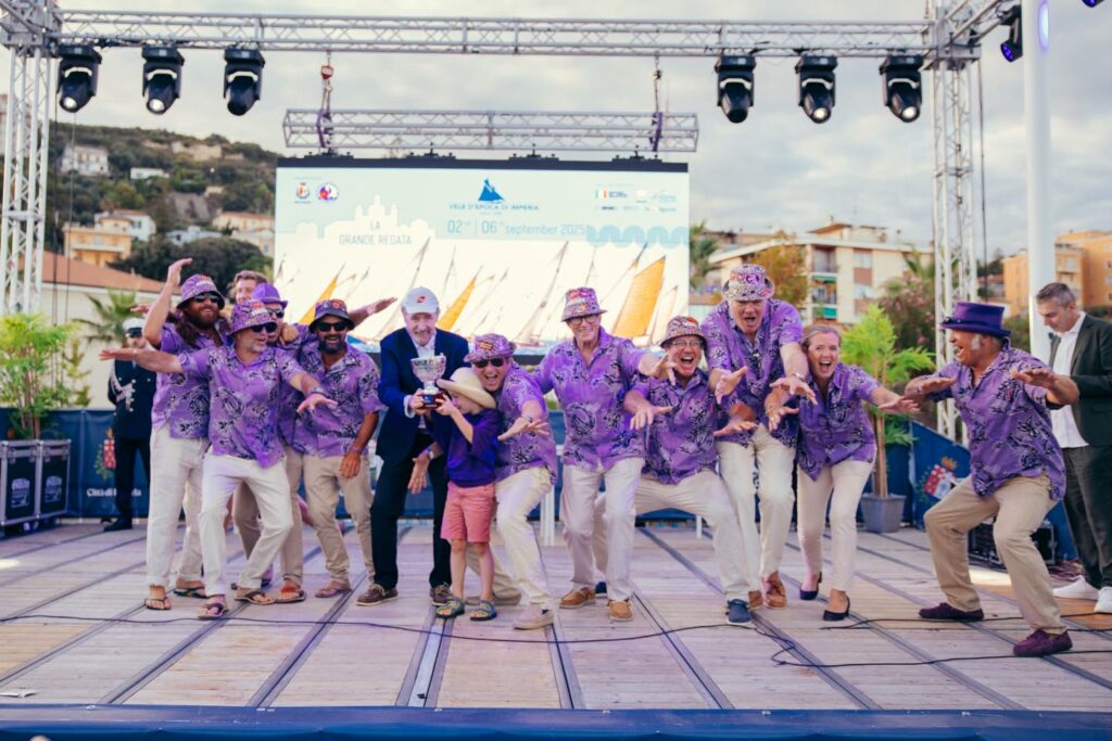 Yacht Club de Monaco podium finishes at Vele d’Epoca di Imperia 3 Viola remise des prix Vel d'Epoca di Imperia 2025