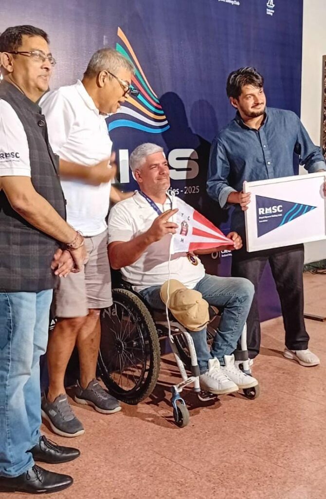 Nicolas Lelu médaillé d’or en Inde 10 handivoile resultat membre